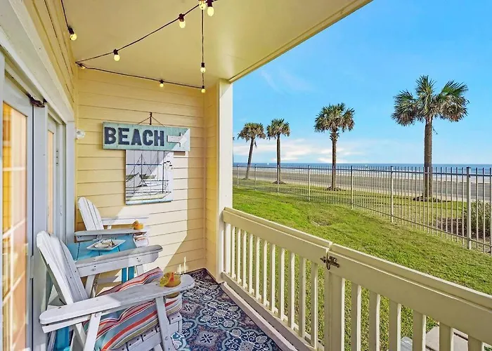 Surfin Safari - New Remodel, 2B/2B Beachfront At The Dawn! Galveston