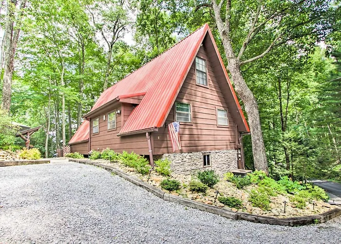 A-Frame Cabin With Hot Tub Less Than 1 Mi To Ober Gatlinburg Villa